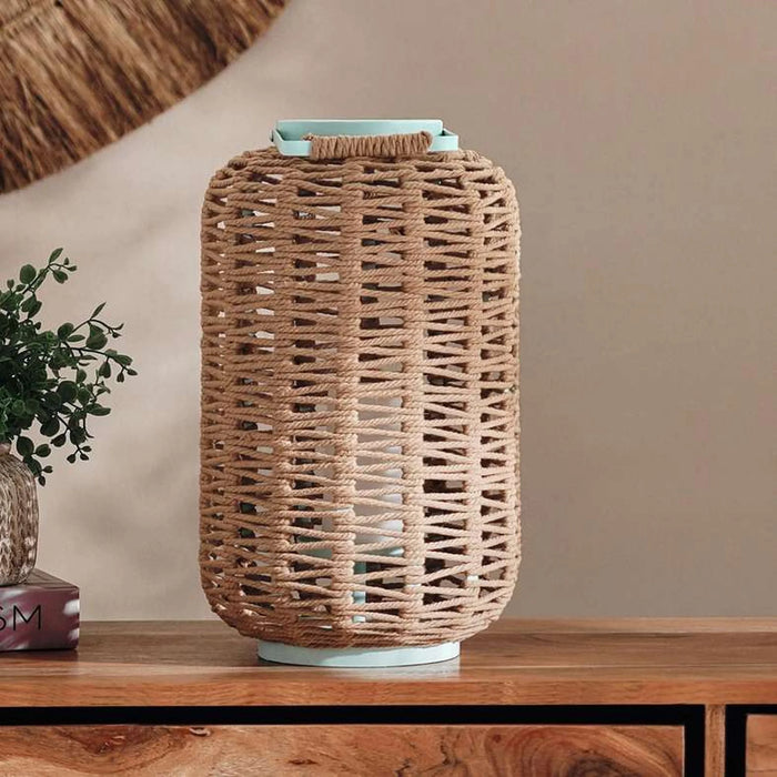 Ines Metal Lantern 24.8X24.8X49Cm - Brown