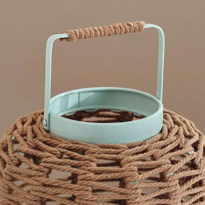 Ines Metal Lantern 24.8X24.8X49Cm - Brown