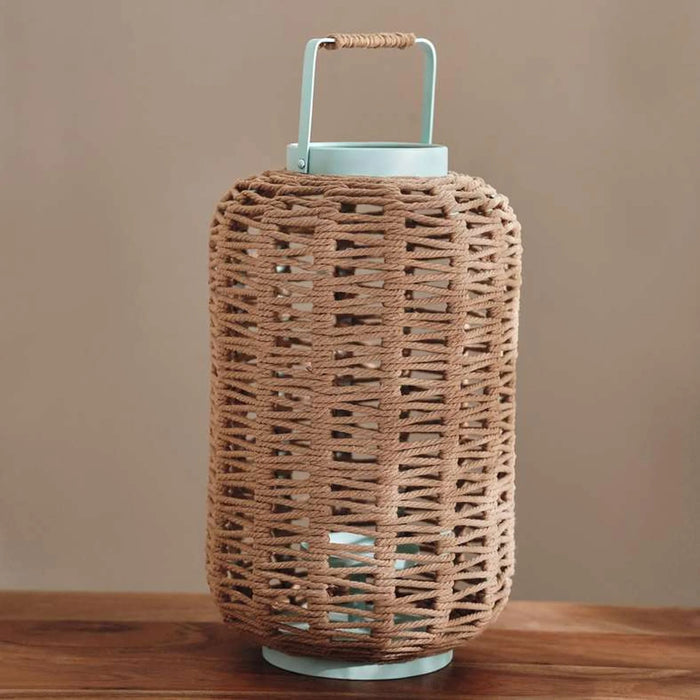 Ines Metal Lantern 24.8X24.8X49Cm - Brown