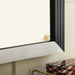 Infinity Console Mirror  - White & Black Pan Home