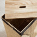 Ingrid Laundry Hamper With Wodden Lid 40X30X56Cm-Natural/Black Pan Home