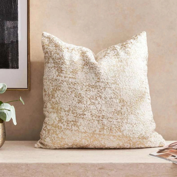 Intersteller Down Alternative Filled Cushion 50X50 Cm -Gold Pan Home