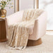 Intersteller Throw With Fringe 130X170 Cm-Gold Pan Home