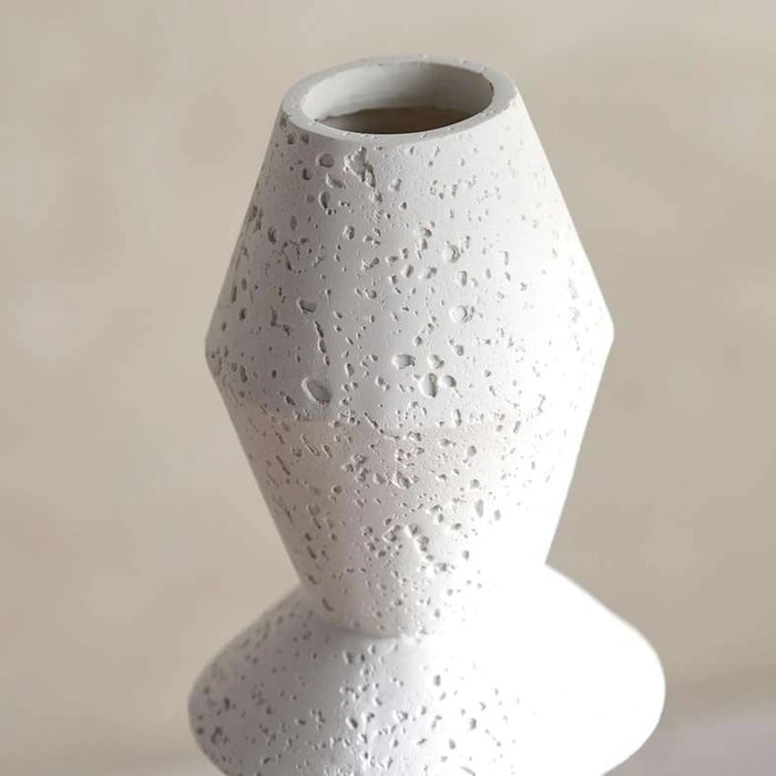 Irie Polyresin Decor Vase 13.5X13.5X39.5Cm - White