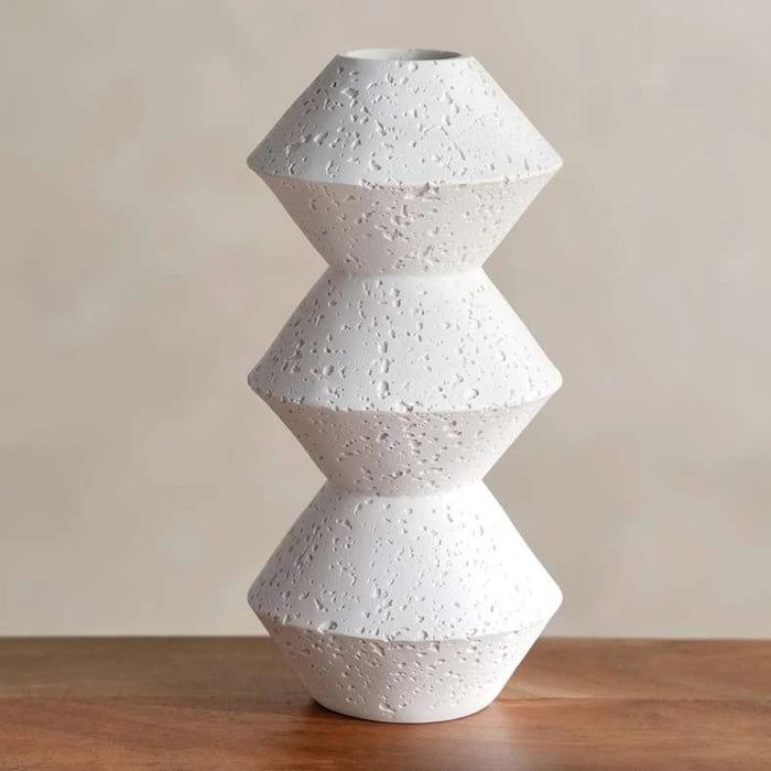 Irie Polyresin Decor Vase 15X15X30Cm - White