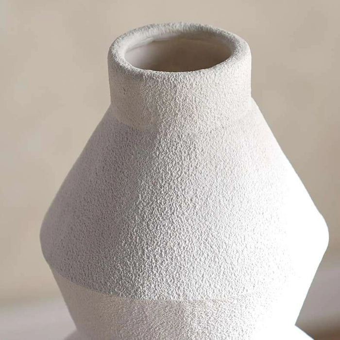 Irie Polyresin Decor Vase 21.5X21.5X40.5Cm - White