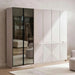 Irmav 6 Door Wardrobe - Cream Pan Home