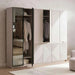 Irmav 6 Door Wardrobe - Cream Pan Home