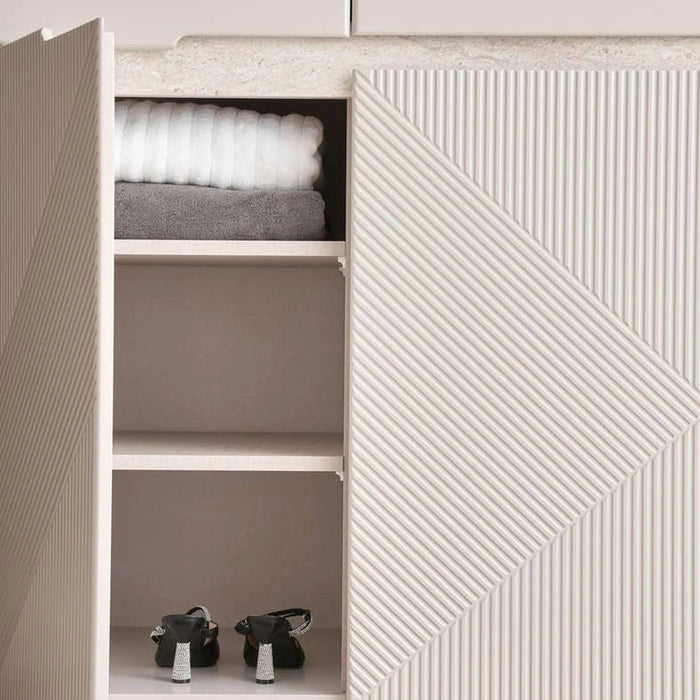 Irmav 6 Door Wardrobe - Cream Pan Home