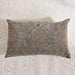 Isabella Embroidered Velvet Filled Cushion 35X60Cm - Grey Pan Home