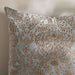 Isabella Embroidered Velvet Filled Cushion 45X45Cm - Grey Pan Home
