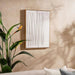 Isadora Hand Painted 3D Framed Wall Art 52X4.5X72Cm - Beige Pan Home
