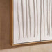 Isadora Hand Painted 3D Framed Wall Art 52X4.5X72Cm - Beige Pan Home