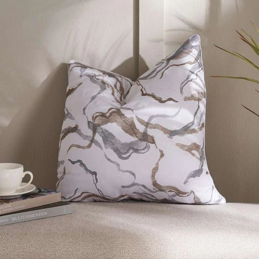 Ismeria Printed Filled Cushion 50X50Cm-Beige Pan Home