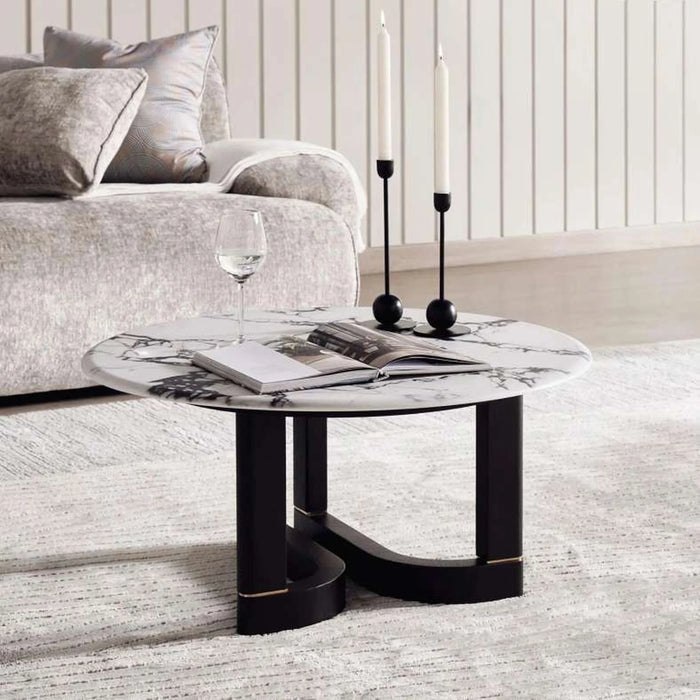 Itami Coffee Table Marble - Black White