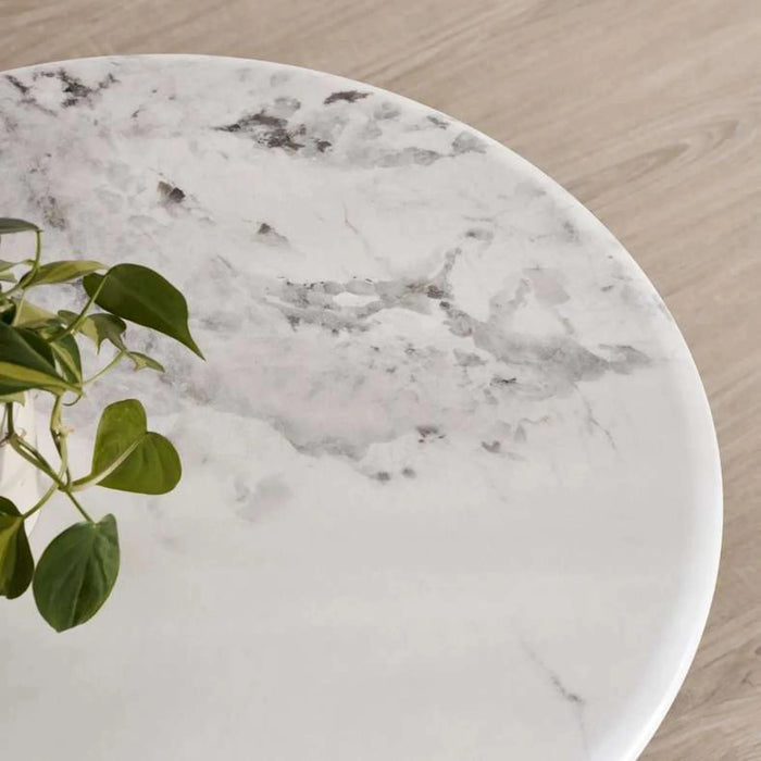 Itami End Table Marble - Black White