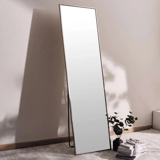 Itzel Cheval Mirror With Metal Frame 44X162Cm - Silver Pan Home