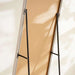 Itzel Cheval Mirror With Metal Frame - White Pan Home