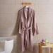 Iva Cotton Bathrobe Med/Large -Taupe Pan Home