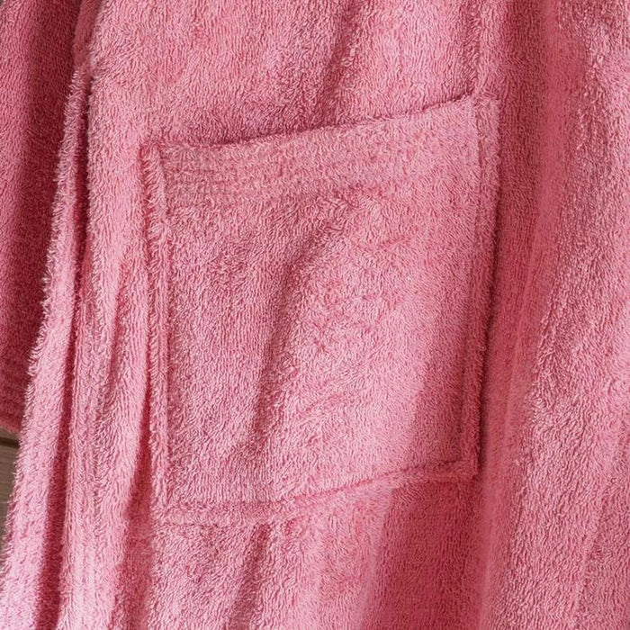 Iva Cotton Bathrobe Mid/Large -Dusty Pink Pan Home