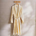 Iva Cotton Bathrobe Mid/Large -Ivory Pan Home