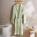 Iva Cotton Bathrobe Mid/Large -Mint Green Pan Home