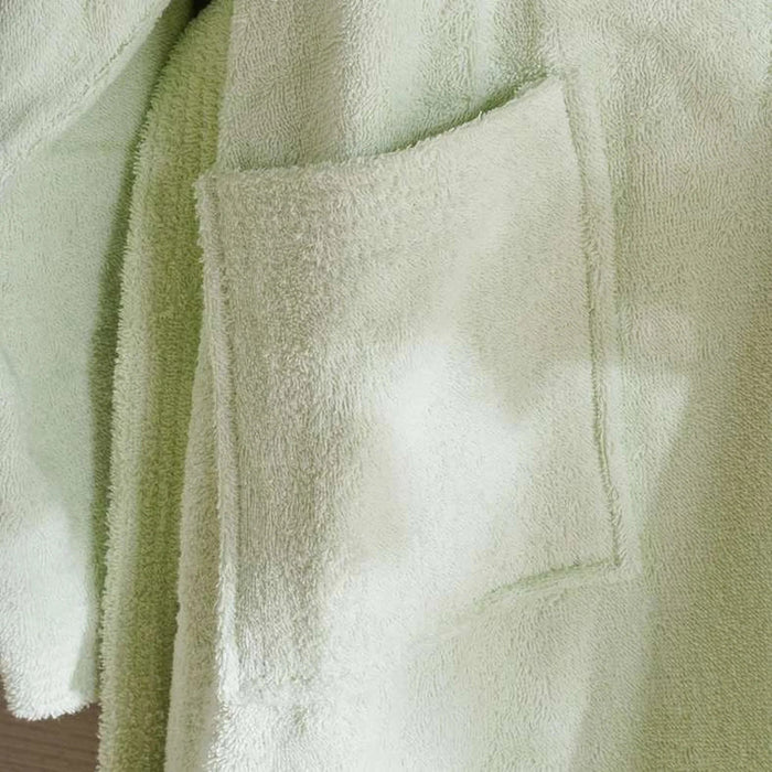 Iva Cotton Bathrobe Mid/Large -Mint Green Pan Home