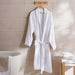 Iva Cotton Bathrobe Mid/Large -White Pan Home