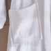 Iva Cotton Bathrobe Mid/Large -White Pan Home