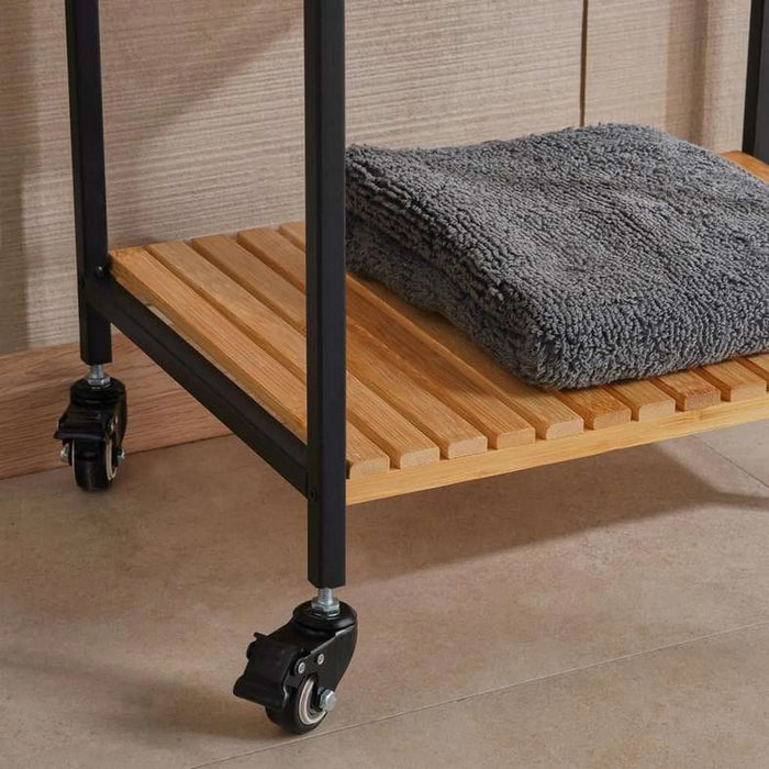 Ivan 3 Tier Multi Purpose Trolley 47X33X77Cm - Natural