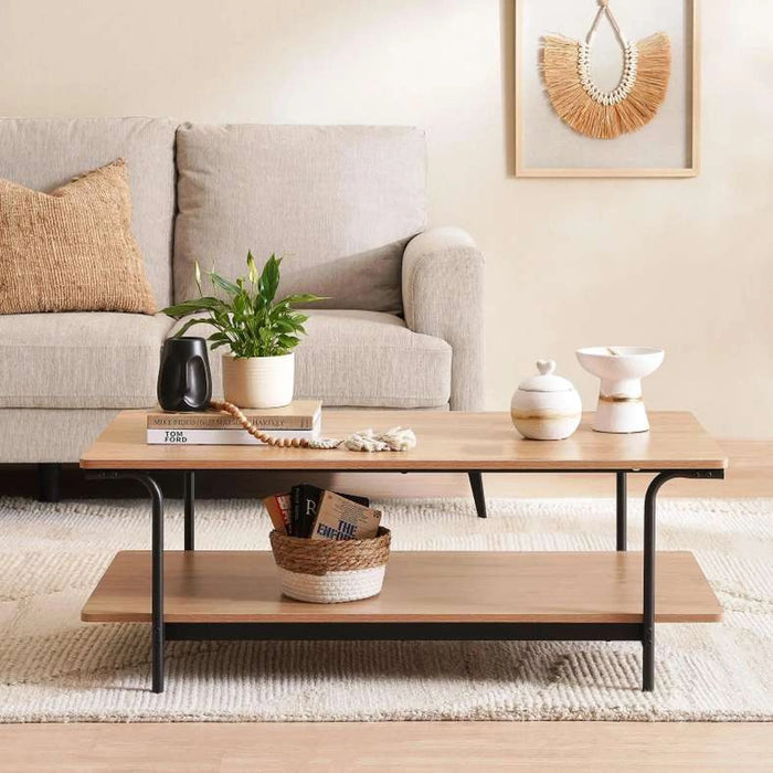 Ivan Coffee Table - Brown Black