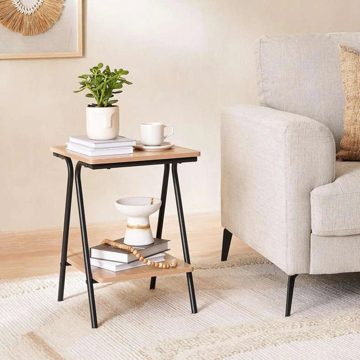 Ivan End Table - Brown Black