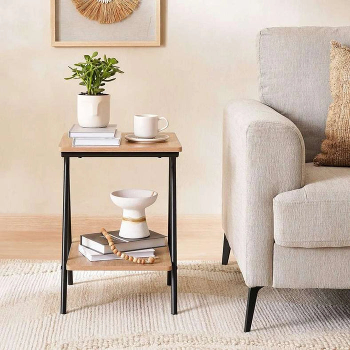 Ivan End Table - Brown Black