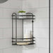 Ivana 2 Tier Shower Caddy 24X24X38Cm -Black Pan Home
