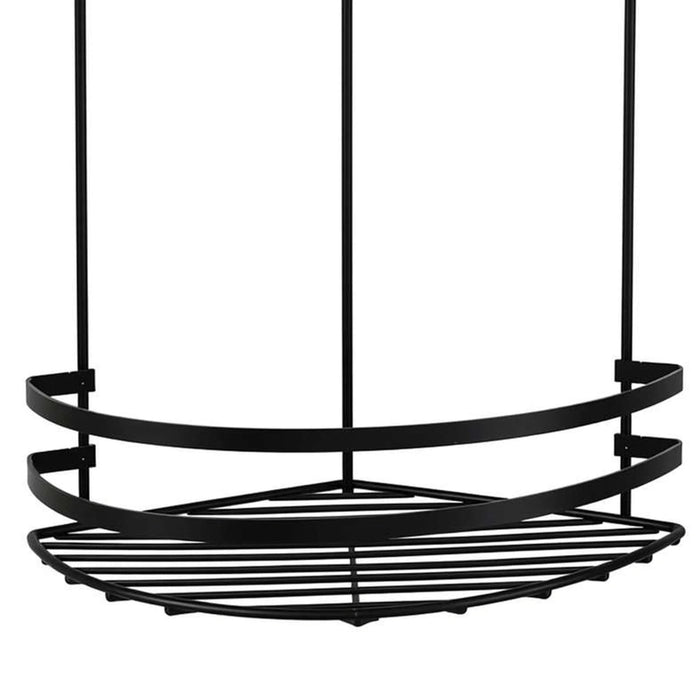 Ivana 2 Tier Shower Caddy 24X24X38Cm -Black Pan Home