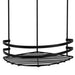 Ivana 2 Tier Shower Caddy 24X24X38Cm -Black Pan Home
