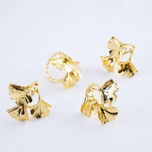 Iver S/4 Napkin Ring Gold 6.8X4.3X5.2Cm Pan Home
