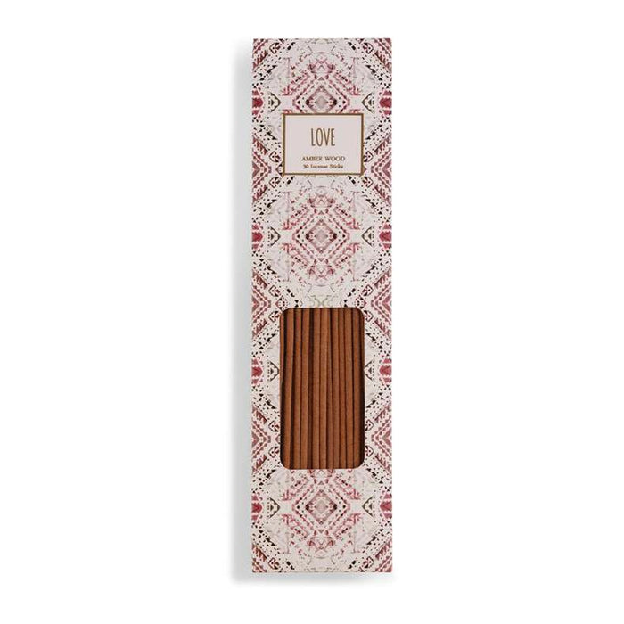 Ivy Amber Wood 30 - Piece Incense Sticks Pack - Natural