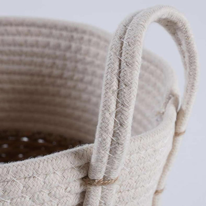 Ivy Decorative Storage 29X29X24 Cm - White Pan Home