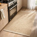 Izuka Handwoven Jute & Cotton Dhurrie 90X150Cm - Natural Pan Home