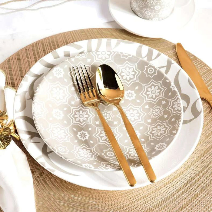 Izzet Porcelain Side Plate Dia20.5Cm -White