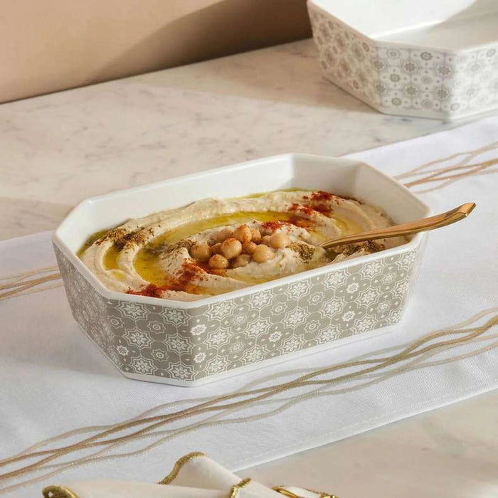 Izzet Rectangular Baking Dish 24X17.5X6.8Cm -White Pan Home