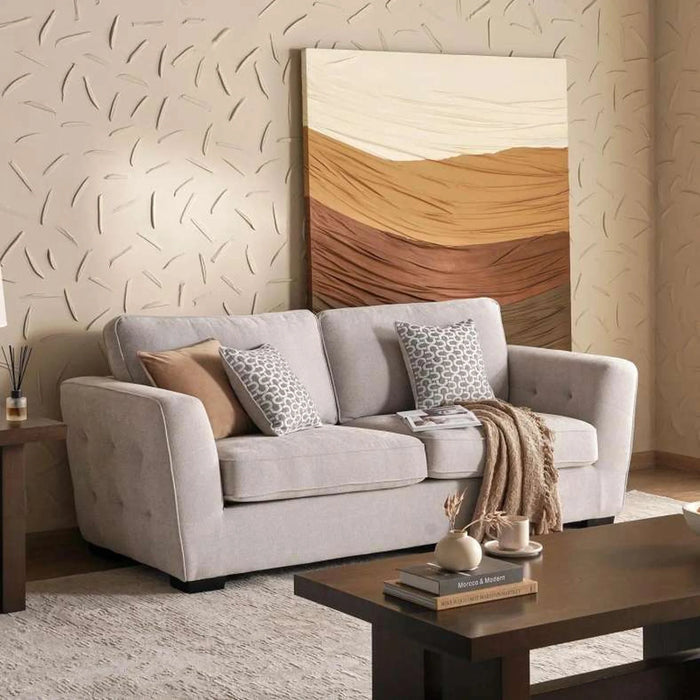 Jaclin 3 Seater Sofa - Beige
