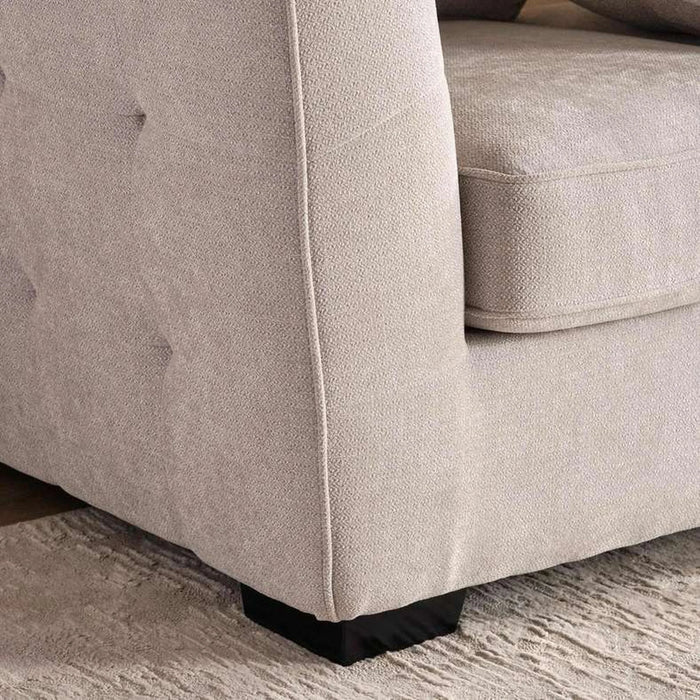 Jaclin 3 Seater Sofa - Beige