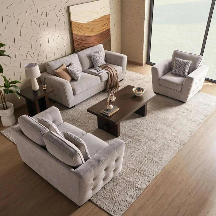 Jaclin 3 Seater Sofa - Beige