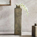 Jaffa Stoneware Square Vase 11.5X11.5X45Cm - Grey Pan Home