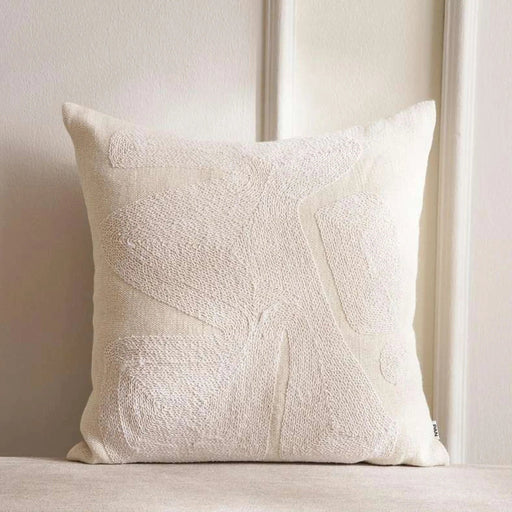 Jameson Abstract Downfeel Filled Cushion 50X50Cm- White Pan Home