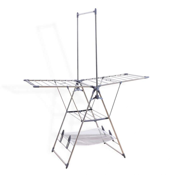 Jamie Foldable Cloth Dryer With 18M Drying Space - Silver Pan Home