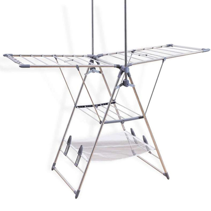 Jamie Foldable Cloth Dryer With 18M Drying Space - Silver Pan Home