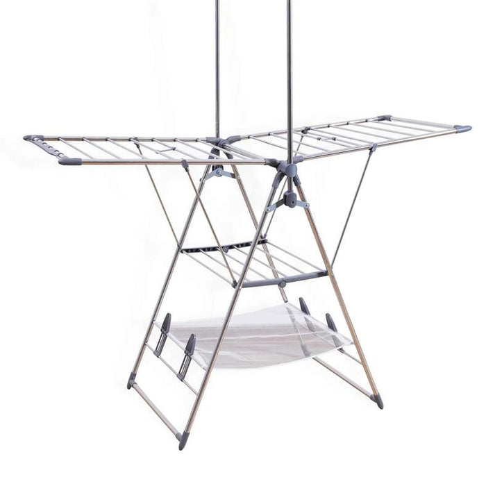 Jamie Foldable Cloth Dryer With 18M Drying Space - Silver Pan Home